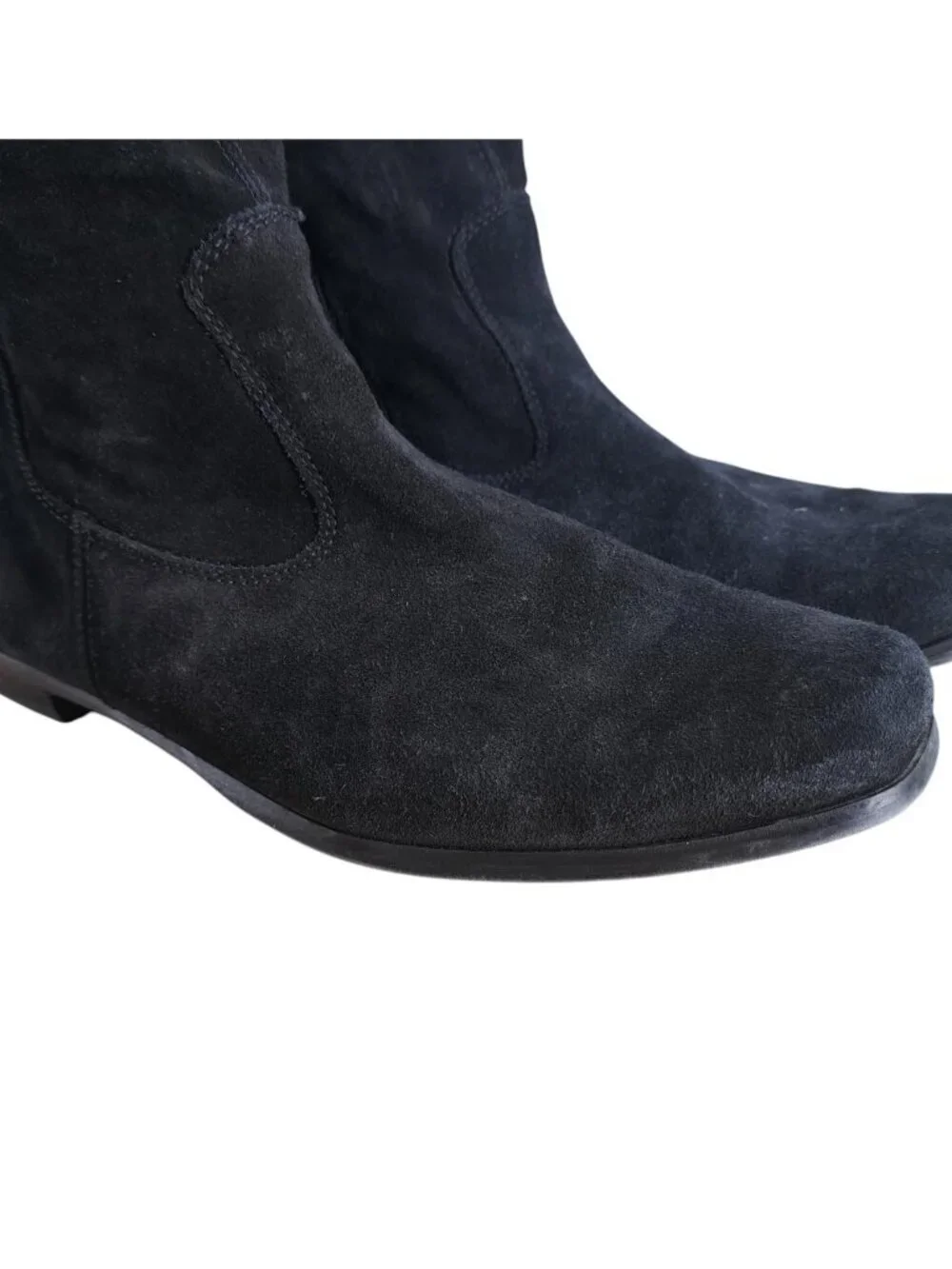 Paul Green Pull On Suede Over the Knee Riding Boots Size UK 6.5 US 9 Goth Pirate